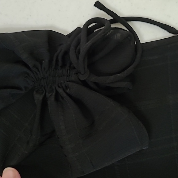 New Directions Black design Button Down Blouse size 2X - Picture 4 of 8